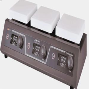 Daihan 3 Plates Multi Hotplate Stirrer, Digital, Dual stirring mode with H2O and Oil w/ Set, Auto recovery of stepped-out magnetic, 14x14cm, 350˚C, 1,500rpm, 230V, 50/60Hz EVO HS1-M3