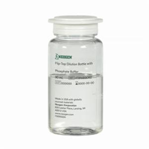Neogen FTPHB9060 Flip-Top Dilution Bottle w/ Phosphate Buffer 90mL - 700002330
