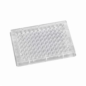 Porvair Sciences 96 round 350 µl well Polystyrene, Clear,  F Bottom  sterile, 208104