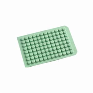 Porvair Sciences Prescored Silicone 96 cap mat for round well plates 997075MR-96