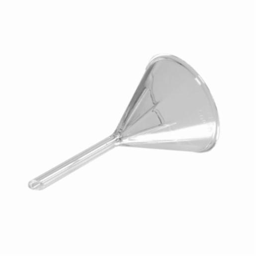 Funnel Crystal Pyrex Corning PYREX Plain 122mm Diameter 60° Angle Funnel with Short Wide ...