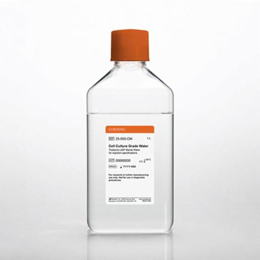 Corning 1 L Cell Culture Grade Water Tested to USP Sterile Water for ...