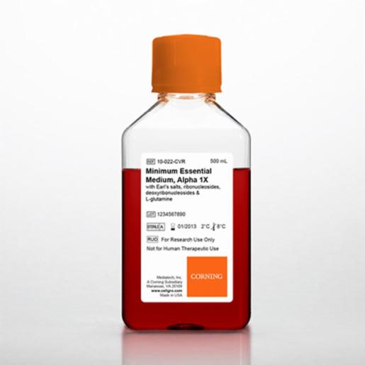 Minimum Essential Medium Powder Corning 50 L MEM (Minimum Essential Medium) Alpha Medium, Powder ...