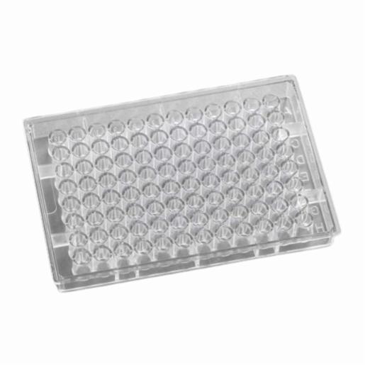 Porvair Sciences 96 round 350 µl well Polystyrene, Clear,  F Bottom  sterile, 208104