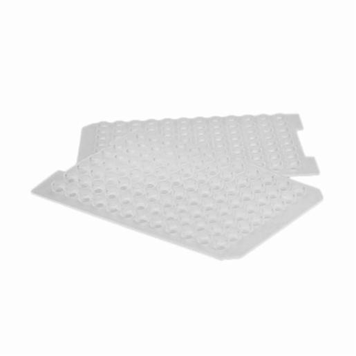 Porvair Sciences Ultra low bleed Clear Spray coated PTFE/Silicone (7 mm) round 96 well sealing mat (Pre-slit) 9762757MR-96