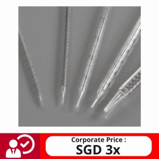 Wuxi Nest 5 mL Serological Pipette, Individually Wrapped, Sterile, 200/pk, 800/cs 326001