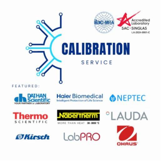 Calibration Service Contract for  Chillers/ Water Baths Negative °C [ Equipment Brand : LABTECH, LAUDA, DAIHAN SCIENTIFIC, and etc)